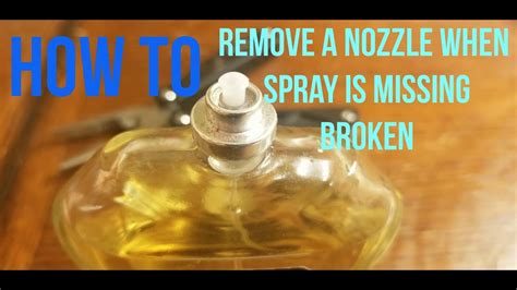 fragrance nozzle not spraying.